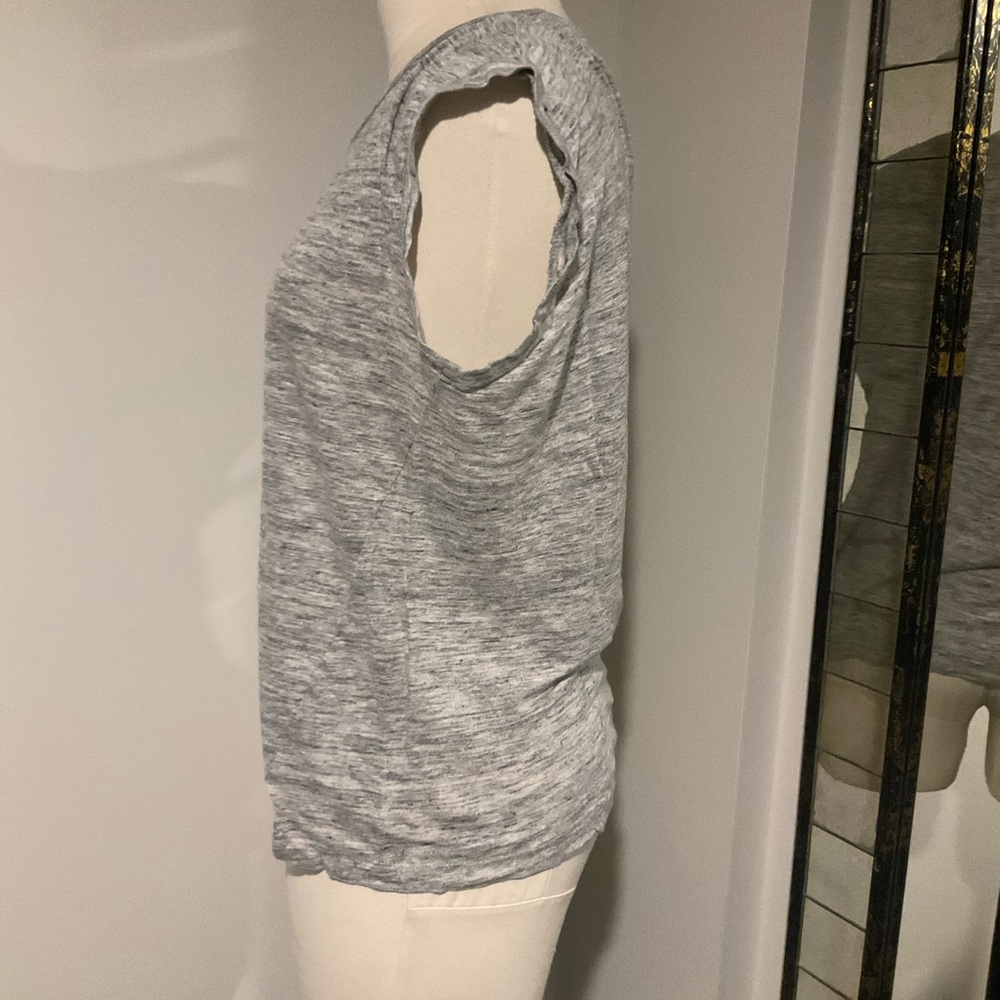 Madewell Heather Gray Women's Muscle Tee - Picture 3 of 6